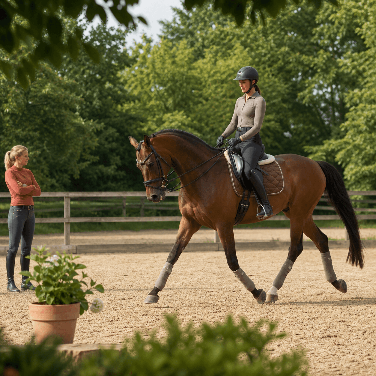 Bild von Mobiles Dressurtraining für Pferd und Reiter